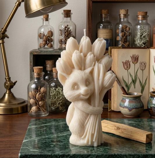 The Bunny Bouquet | Tulip Bloom Sculpture