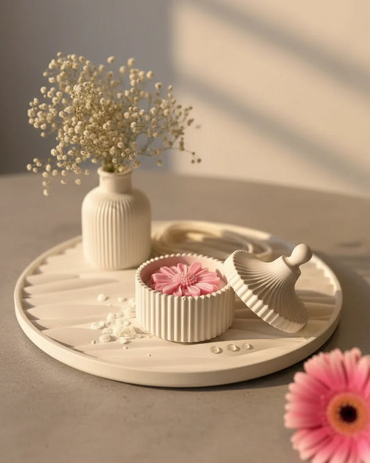 Daisy Jar Candle — Hand-Poured Soy Wax Aromatherapy Candle India