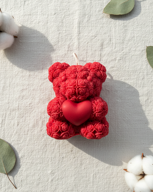 Teddy Bear Candle