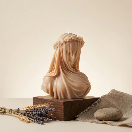 The Vailed Lady Candle